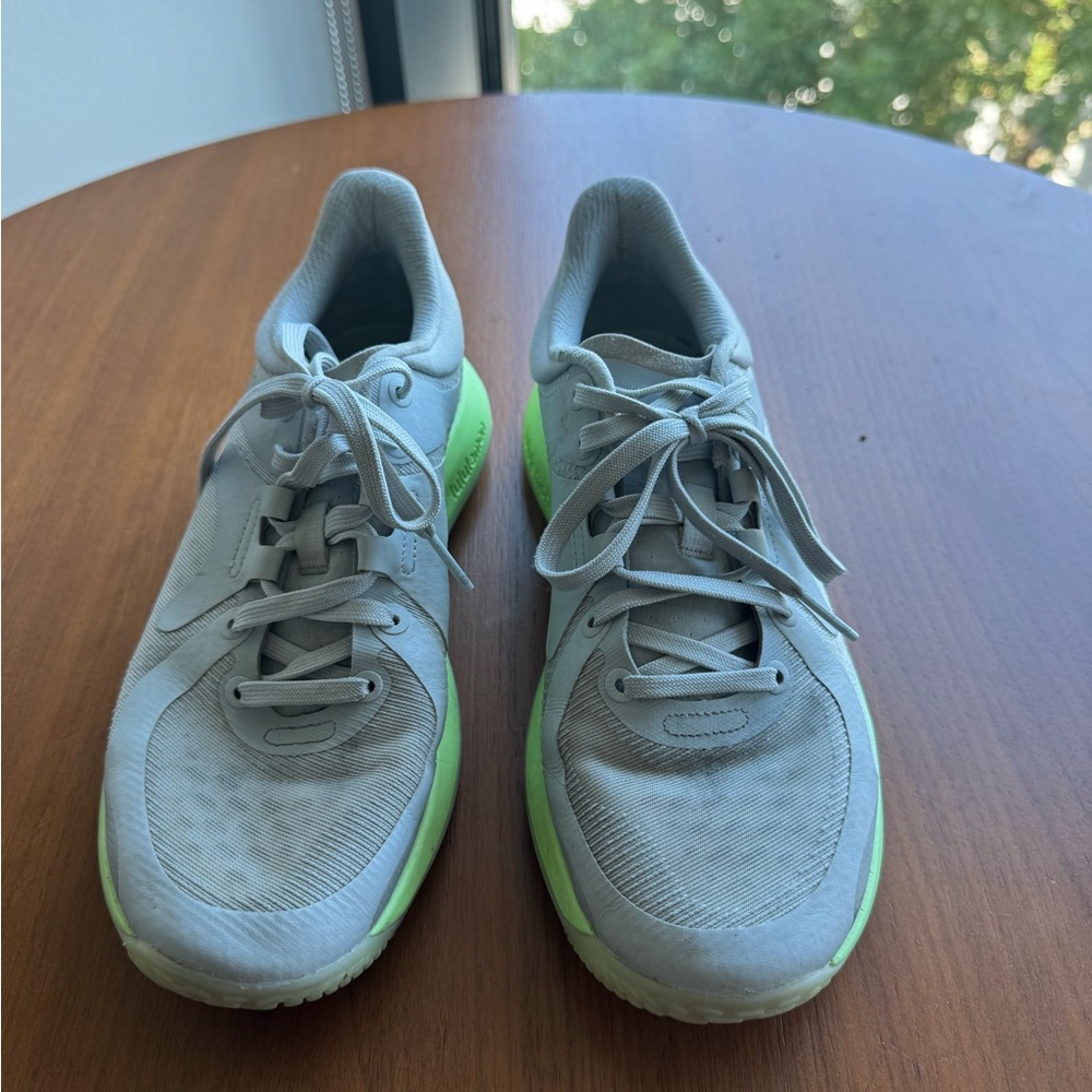 lululemon athletica Gray and Green Athletic Shoes Lifting